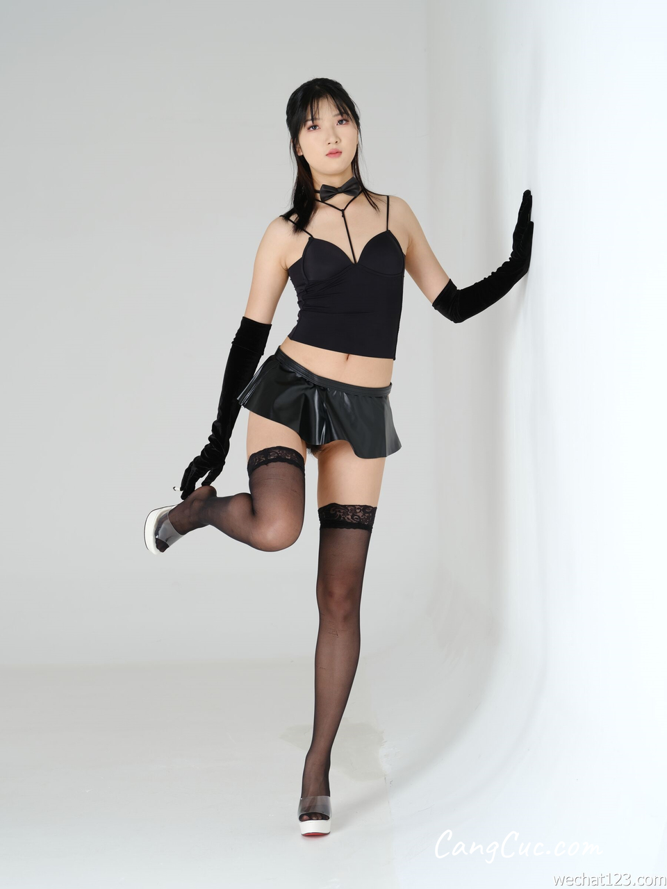 [Private Photoshoot] 小米 – 行色黑丝长腿女神 全尺度私拍